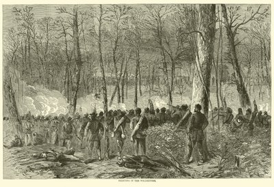 Kämpfe in der Wildnis, Mai 1864 von American School