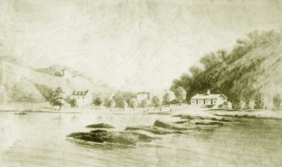 Fort St. Davis und die Schuylkill-Stromschnellen, ca. 1912 von American School