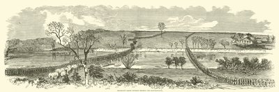 Franklins Großdivision überquert den Rappahannock, Dezember 1862 von American School