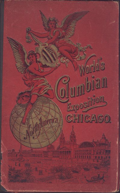 Titelseite eines Führers zur Weltausstellung in Chicago von American School