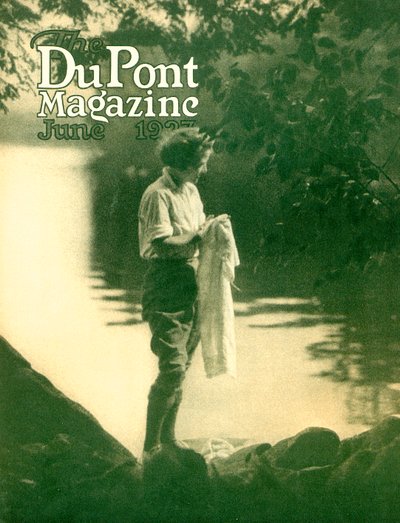 Titelseite des DuPont Magazins, Juni 1923 von American School