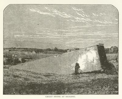 Großer Stein in Baalbek von American School