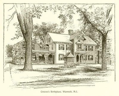 Greenes Geburtsort, Warwick, R.I von American School