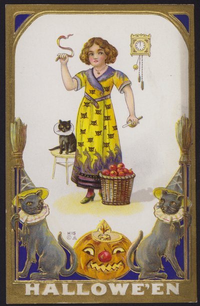 Halloween-Karte von American School