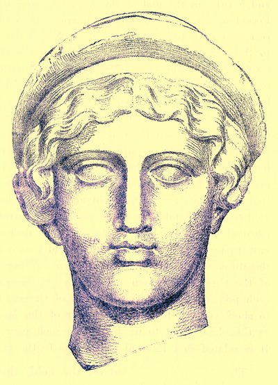 Hebe, Illustration aus Geschichte Griechenlands von Victor Duruy, veröffentlicht 1890 von American School