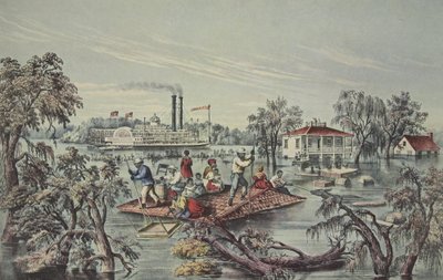 Hochwasser im Mississippi von American School