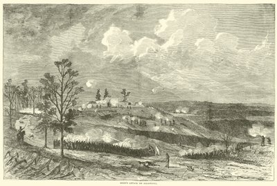 Hoods Angriff auf Allatoona, Oktober 1864 von American School