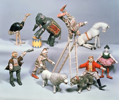 Humpty Dumpty Zirkusakrobaten und Menagerie, ca. 1900 von American School