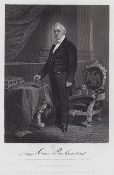 James Buchanan (Gravur) von American School