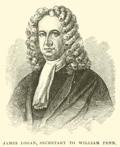 James Logan, Sekretär von William Penn von American School