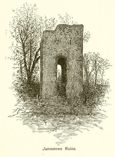 Ruinen von Jamestown von American School