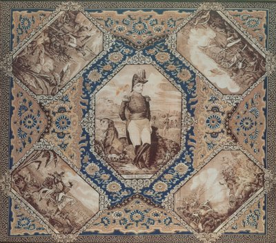 Taschentuch mit Porträt von Zachary Taylor und Schlachten des Mexikanischen Krieges (1846-8), 1848 von American School