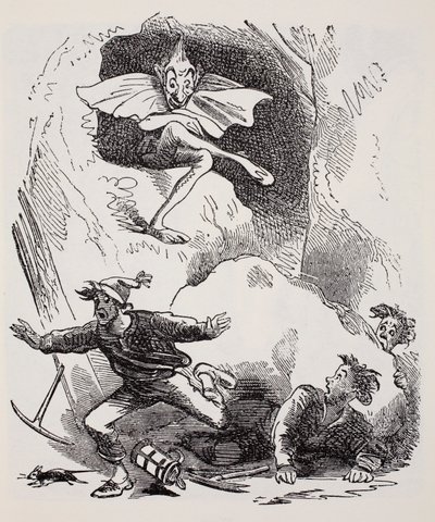 Kobolde, aus Der Weltführer zu Gnomen, Feen, Elfen und anderen kleinen Leuten von Thomas Keightley (1789-1872) veröffentlicht 1880 von American School