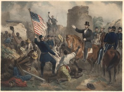 Lincoln in City Point, veröffentlicht 1865 von American School