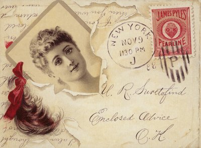 Haarlocke und Foto in der Post von American School