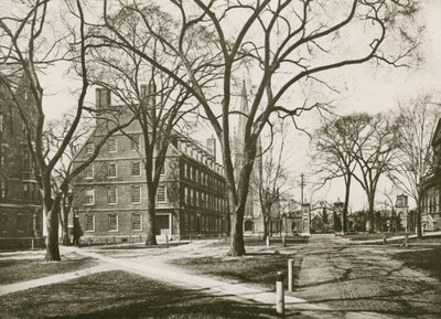 Massachusetts Hall, Harvard University, Cambridge von American School