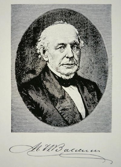 Matthias William Baldwin (1795-1866) Gründer der Baldwin Locomotive Works im Jahr 1831 von American School