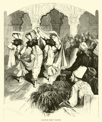 Tanz der Nautch-Mädchen von American School