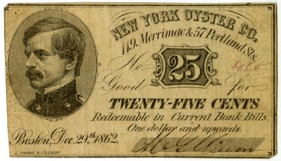 New York Oyster Co., 119 Merrimac & 57 Portland St., 1862 von American School