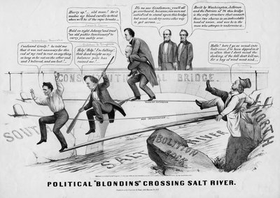 Politische Blondins überqueren den Salt River von American School