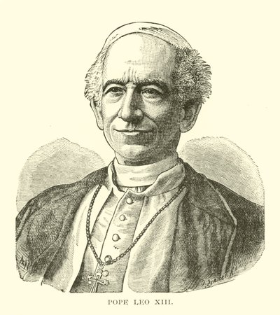 Papst Leo XIII. von American School