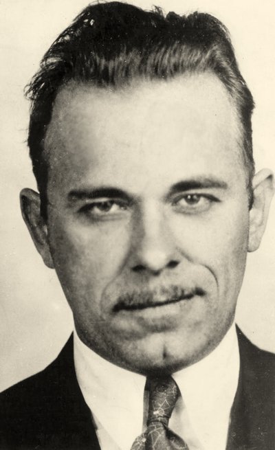 Porträt von John Dillinger (1903 – 34) von American School