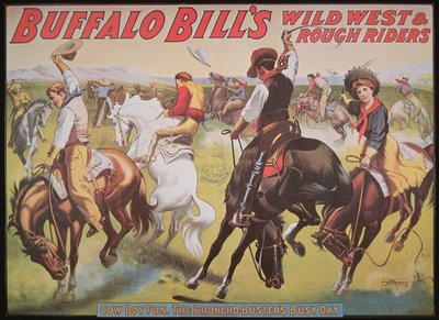 Plakat für Buffalo Bills Wild West Show von American School