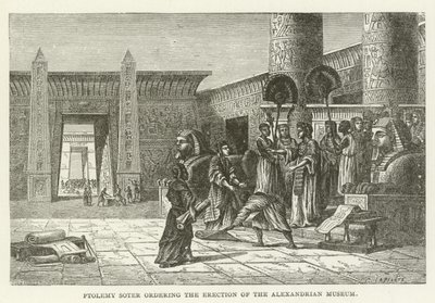 Ptolemaios Soter befiehlt den Bau des alexandrinischen Museums von American School
