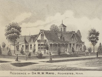 Residenz von Dr. W. W. Mayo, Rochester, Minnesota, USA von American School