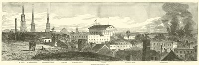 Richmond, von Gambles Hill, April 1865 von American School