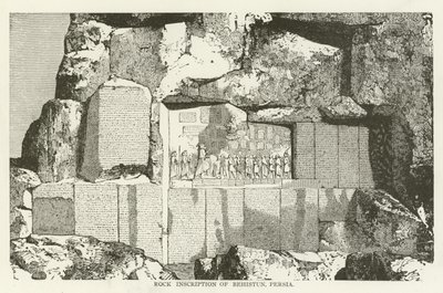 Felsinschrift von Behistun, Persien von American School