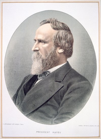 Rutherford B. Hayes (1822-93) von American School