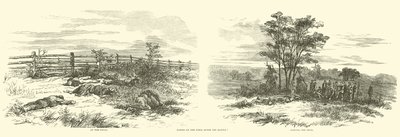 Szenen auf dem Feld nach der Schlacht, September 1862 von American School
