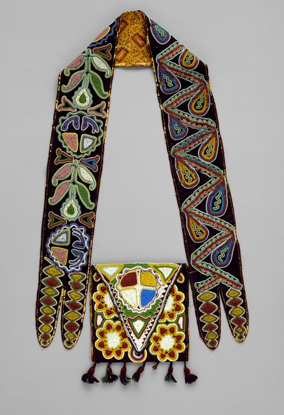 Schultertasche, ca. 1820 von American School