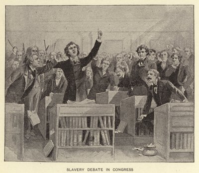 Sklavereidebatte im Kongress von American School