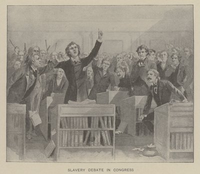 Sklavereidebatte im Kongress von American School