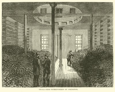 Von Johnston übergebene Handfeuerwaffen, April 1865 von American School