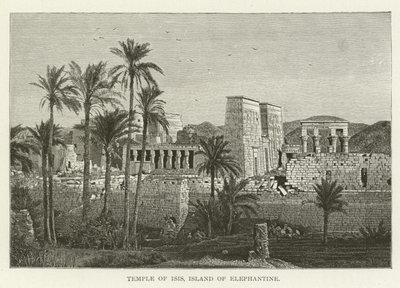 Tempel der Isis, Insel Elephantine von American School