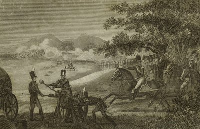 Die Schlacht von Guilford, 1780-90 von American School
