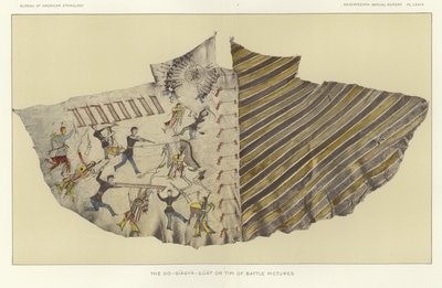 Der Do-Giagya-Guat oder Tipi der Schlachtbilder von American School