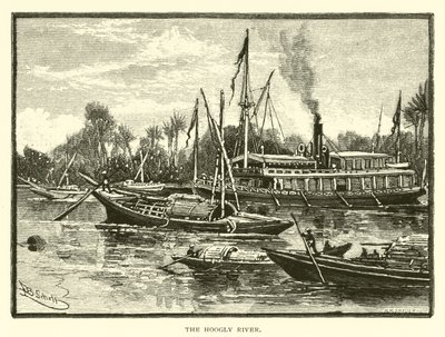 Der Hoogly-Fluss von American School