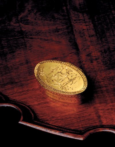 Die John Jay Freiheitsbox, 1784 von American School