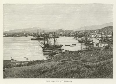 Der Hafen von Piräus in Athen von American School