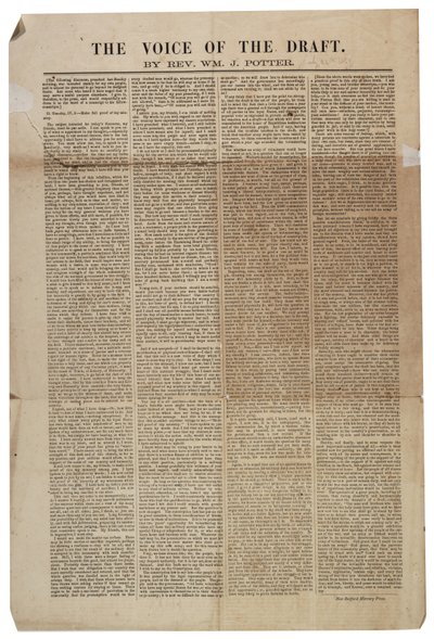 Die Stimme des Entwurfs, 21. Juli 1863 von American School