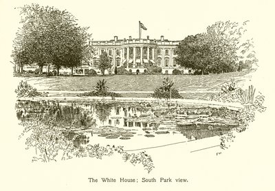 Das Weiße Haus; Blick auf den South Park von American School