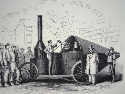 Die Winans-Dampfkanone, erbeutet von den Konföderierten während des amerikanischen Bürgerkriegs, Mai 1861 von American School