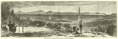 Die vordere Signalstation bei Ringgold, Georgia, Mai 1864 von American School