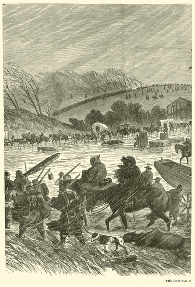 Die Kampagne im Schlamm, Januar 1863 von American School