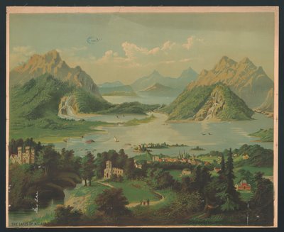 Die Seen von Killarney, ca. 1878 von American School