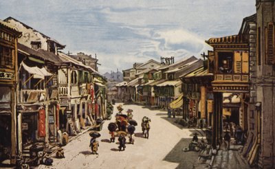 Das einheimische Viertel von Hongkong von American School